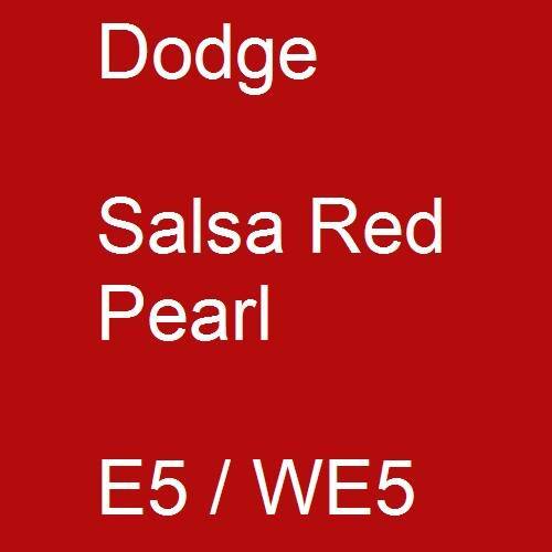 Dodge, Salsa Red Pearl, E5 / WE5.